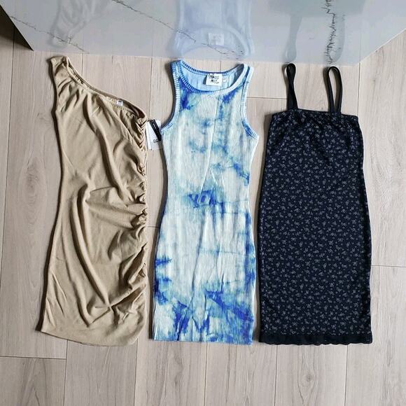 Mini Dress Lot Womens XS-S PrettyLittleThing Princess Polly BP Nordstrom 3 Pc - Picture 1 of 10